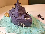 イージス艦ケーキを作ってみた