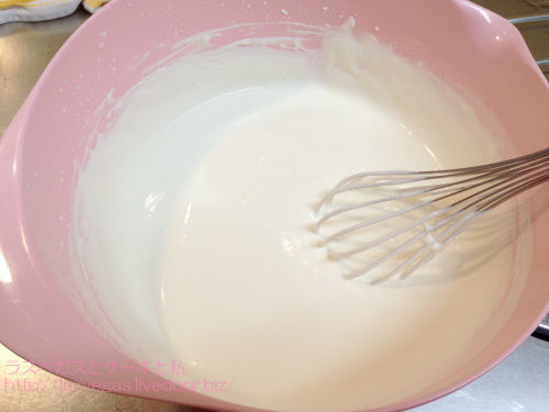 生クリームたっぷり泡立て