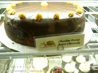 チョコレートピーナッツバターチーズケーキ