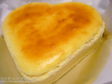 クリームチーズケーキハート型