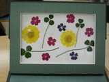 押し花 鏡付き2