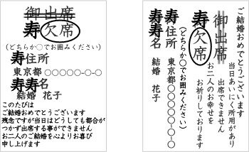結婚式の欠席の返事の仕方