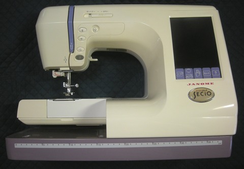 超美品！ ジャノメ　スーパーセシオ９５００　８５０型　刺繍 革 ジーンズ等厚物重ね縫いOK　整備、調整済み　刺繍カード７枚！ 超美品！ ジャノメ スーパーセシオ９５００ ８５０型 刺繍 革 ジーンズ