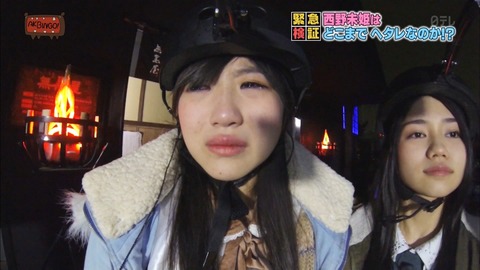 【AKB48】西野未姫と小谷里歩でお化け屋敷のイベント【NMB48】