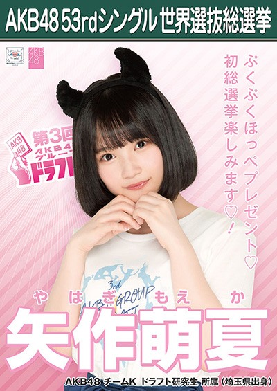 【AKB48】矢作萌夏ちゃんが来年の総選挙でランクインするにはどうすれば良い?
