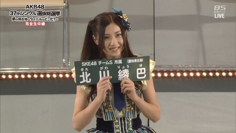 【SKE48】なぜか北川綾巴ちゃんがあまり売れてない件
