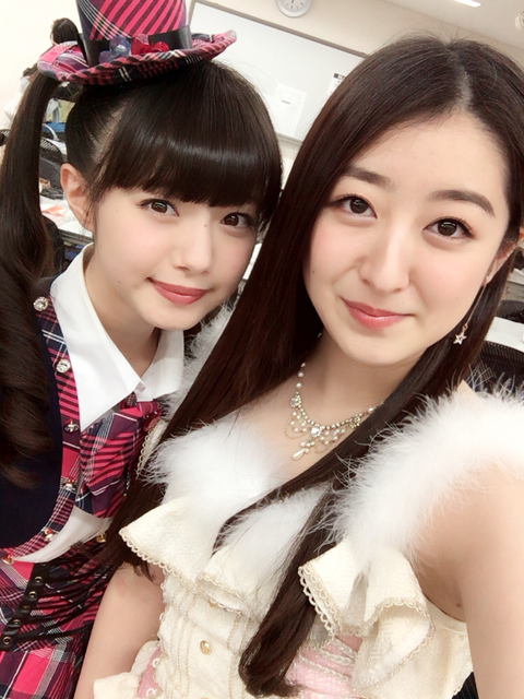 【悲報】いずりなとみおりんの顔の大きさの差wwwwww【伊豆田莉奈・市川美織】