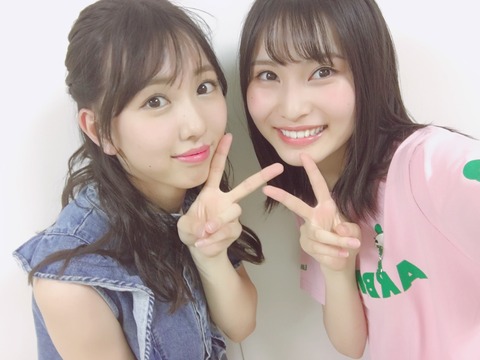 【AKB48】福岡聖菜と熊崎晴香の珍しい2ショット【SKE48】