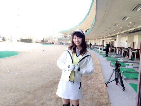 【AKB48】柏木由紀さん、意外とゴルフが上手くなりそう