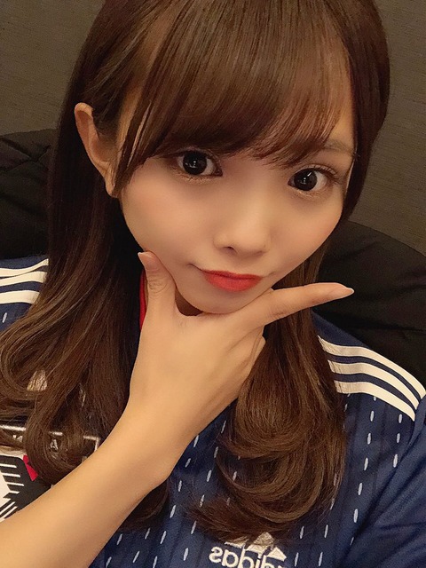 【朗報】NMB48磯佳奈江がJALサッカー日本代表応援CMに出演!
