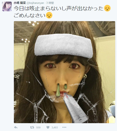 【AKB48】小嶋さん、またまた写メ会遅刻www【小嶋陽菜】