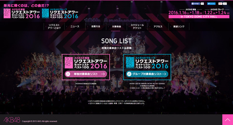 【AKB48】2016年のリクアワTOP3てこれだよな