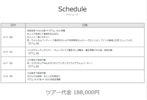 【元AKB48】大島涼花&大和田南那のグアムツアー代金「188,000円」wwwwww