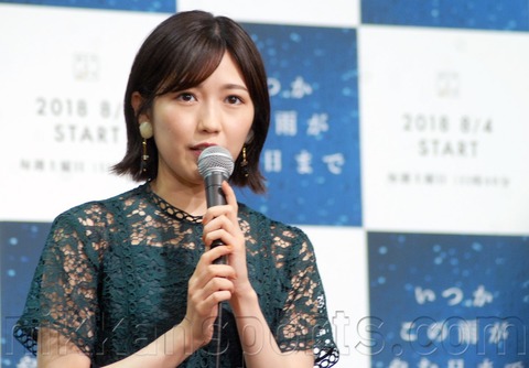 渡辺麻友が前田敦子への祝福コメントを所属事務所を通じて発表←これ絶対本人がコメントしてないよなwww