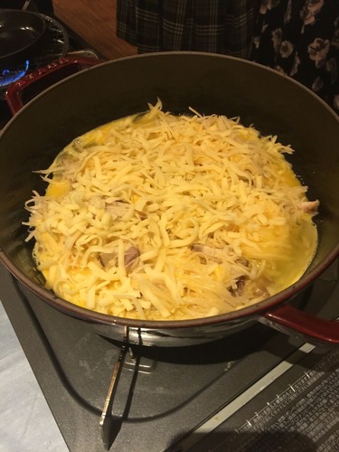 ガレット焼き中