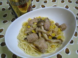 豚ネギ塩パスタ1