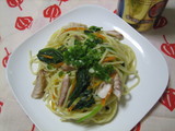 鯵パスタ