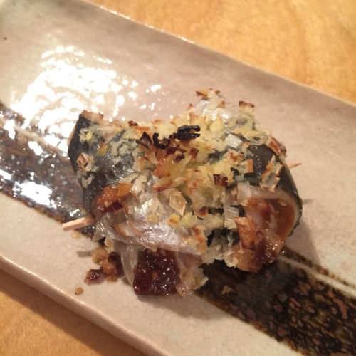 あじの和風パン粉焼き