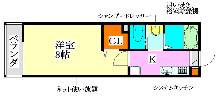 ラ・マイレ・マルーン 3号室