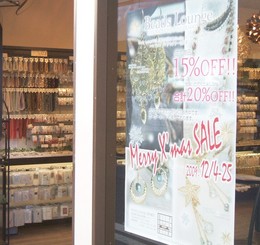 ビーズラウンジ・クリスマスセール
