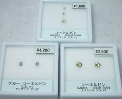 ミネラルショー2009-コーネルピン3種