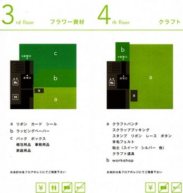 「east side tokyo」-フロアガイド3・4階