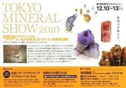 東京ミネラルショー2010案内DM