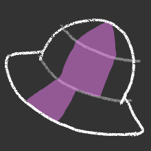 8センチブリムハット000