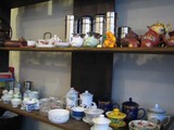 店内の棚@梅舎茶館