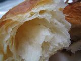 クロワッサンの断面