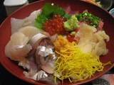 海鮮丼のアップ@大友別館