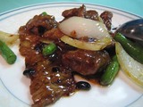 牛肉の豆鼓炒め@新北京