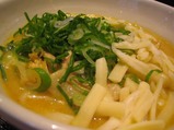 チーズのせうどんのアップ@カレーうどん千吉