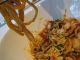 プチプチ切れる全粒粉パスタ@ヴォーロ・コズィ