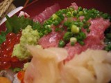 海鮮丼のアップその2@大友別館