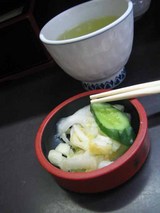 お茶と漬物@天重本店