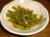簡単ダイエットレシピ ピーマンのぽん酢おかかあえ