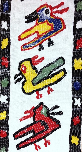 choko着物　インコ　袷　ポリエステル 新作'humming' 着物 : CHOKOとチョコと