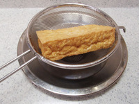 焼き厚揚げのニラ和えP