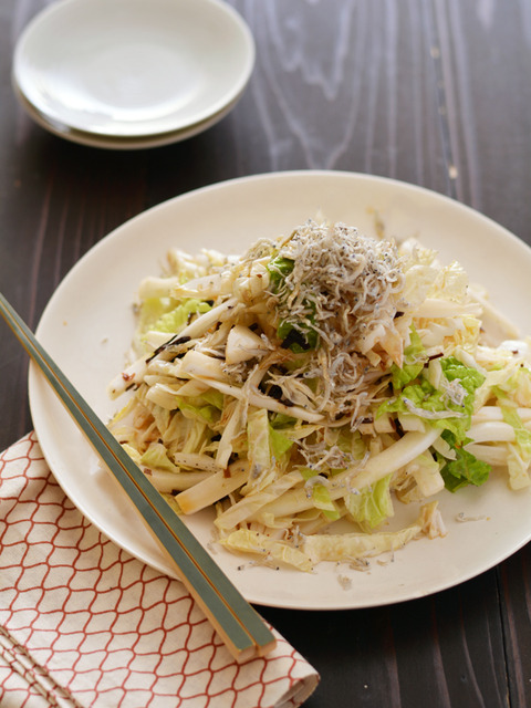 純白塩昆布ドレッシングの白菜サラダR2