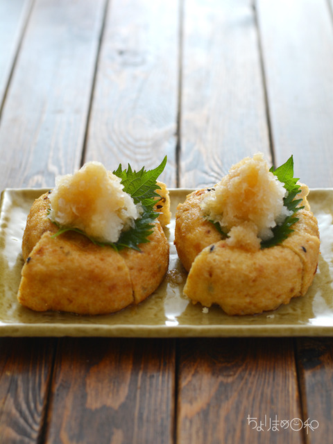 晩ごはん180506_がんも・おろしぽん酢