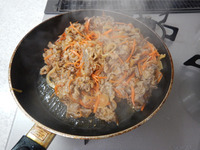牛肉と野菜の焼肉風P3