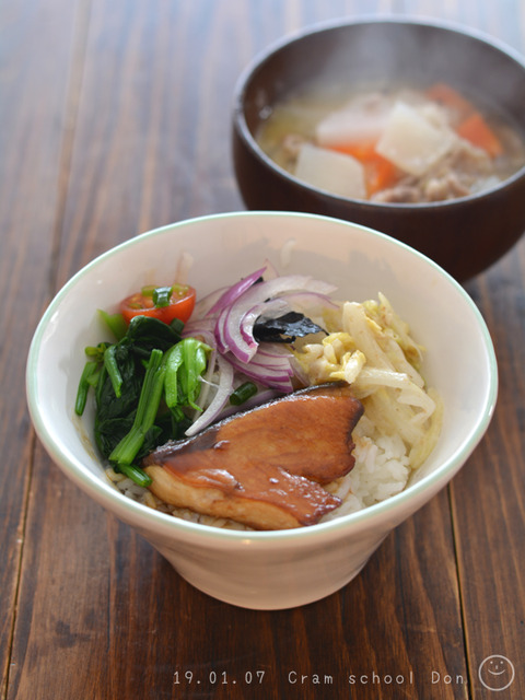 塾前丼190107