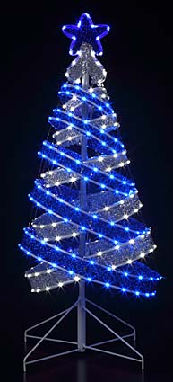 Wg 3613bw Smdスパイラルツリー90cm ブルー ホワイト のご紹介です クリスマスツリー クリスマスイルミネーション クリスマス 飾り屋さんの商品ブログ