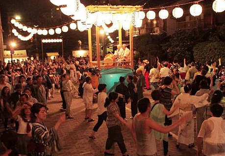 佃島の盆踊り
