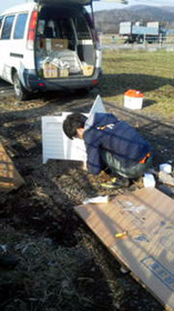 現地で組立2