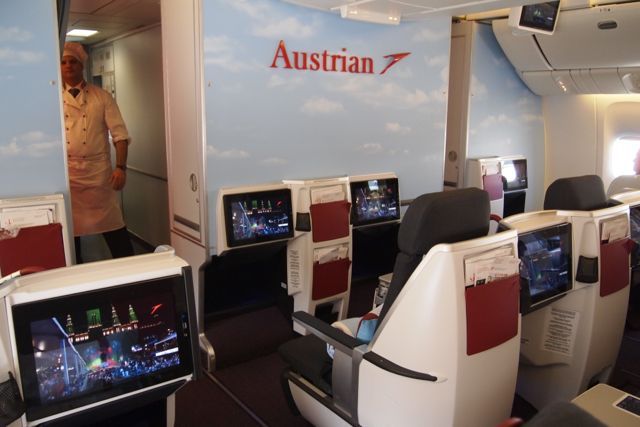 オーストリア航空 ビジネスクラス 機内設備・シート : Ciel