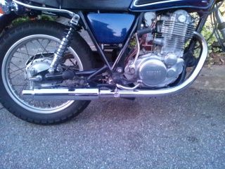 モーターステージ製マフラーSR400