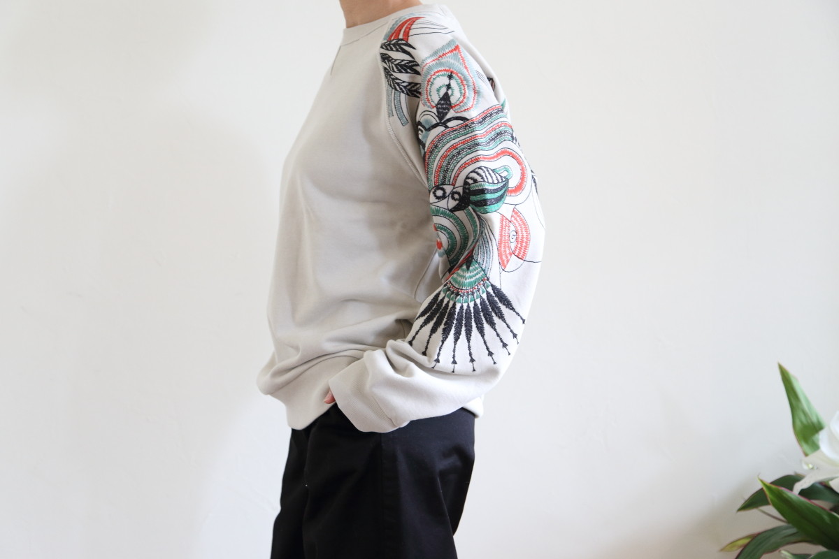 DRIES VAN NOTEN ~ アウトサイダーアート刺繍のスウェット : CLOSET DRIES VAN NOTEN ~ アウトサイダーアート刺繍のスウェット : CLOSET