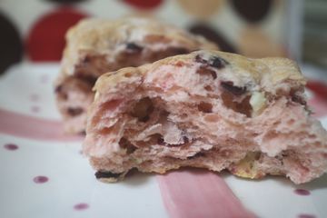 クランベリーとホワイトチョコのビスケット